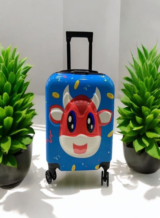 TOYSTODAY حقيبة سفر للأطفال الصغار من تويز توداي، ذات غلاف صلب، مزودة بعجلات ومقبض قابل للسحب، لحملها على متن الطائرة - Image 4